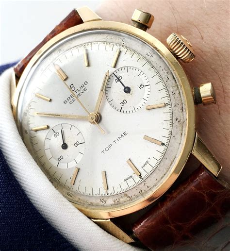 vintage breitling models|vintage breitling top time.